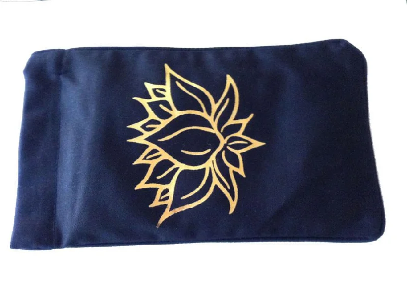 Eye Pillow Black Lotus Foil