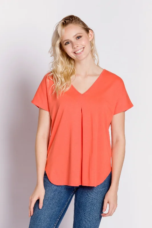 Amy | Women's Knit Short Sleeve Top