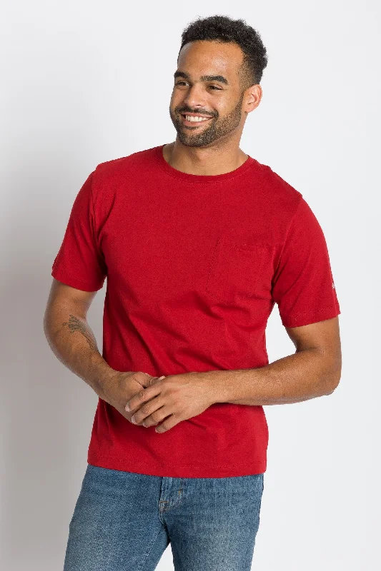 Bradley | Men's Anti-Stain Crew Neck Pocket Tee