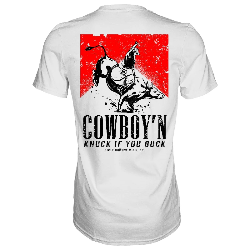 Cowboy'n | Knuck If You Buck Men's T-Shirt