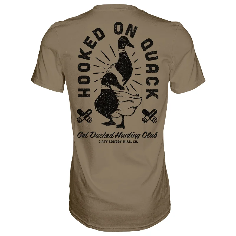 Hooked On Quack Hunter ' Get Ducked' Men's T-Shirt