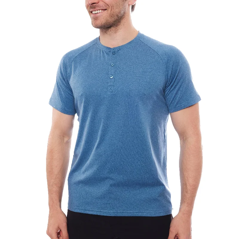 Men's Lounge Henley Shirt - CLOSEOUT