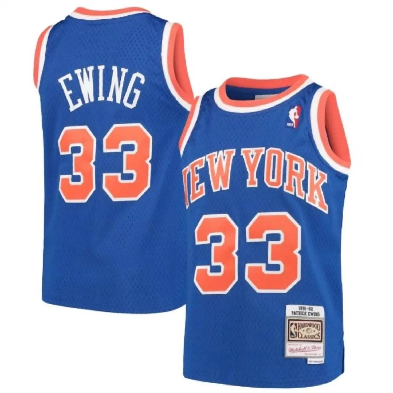 Boys Nba New York Knicks Ewing Patrick Jersey In Royal