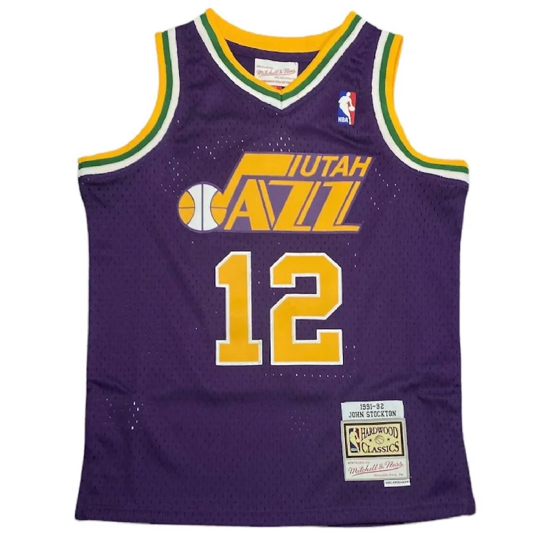 Boy's Nba Utah Jazz Swingman Road Jersey In Purple