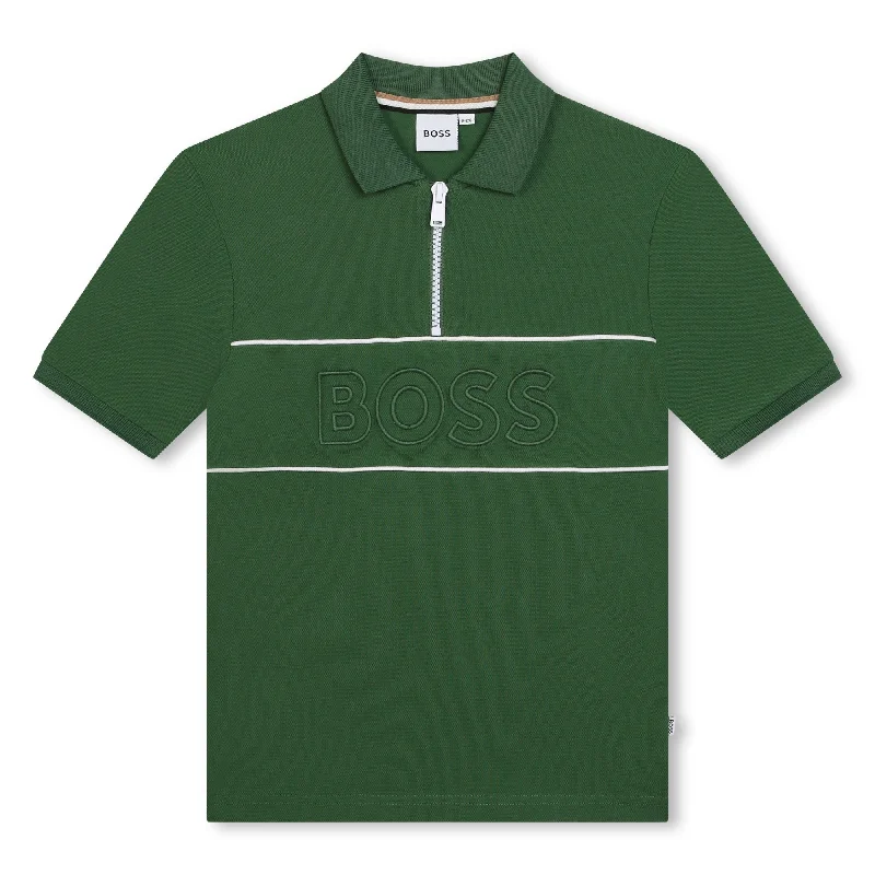 Green Logo Polo