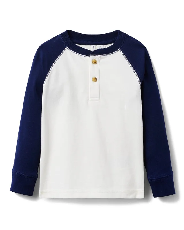 Janie and Jack Henley Baseball T-Shirt