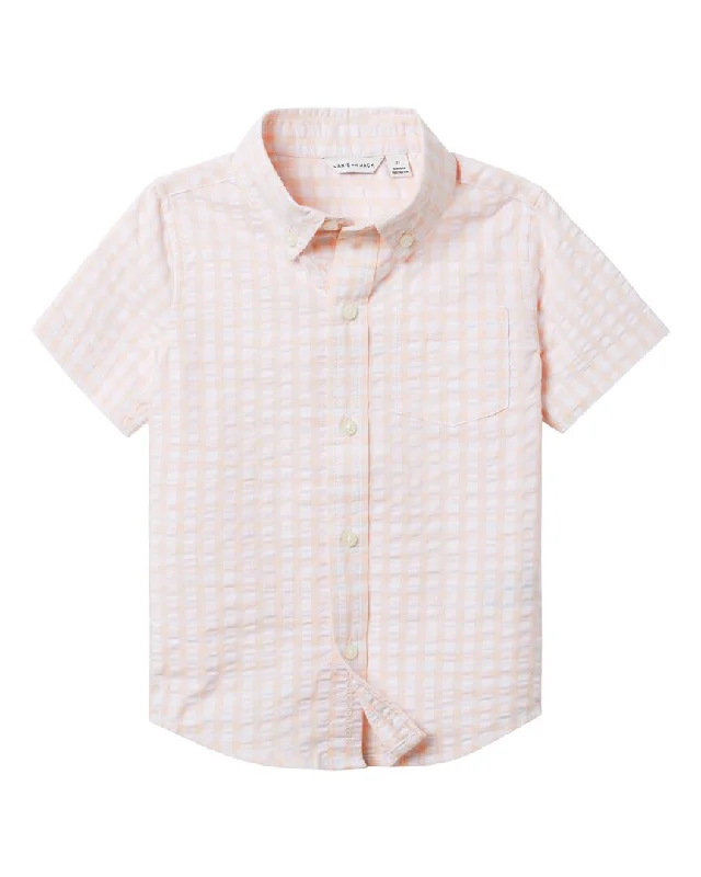 Janie and Jack The Gingham Seersucker Shirt