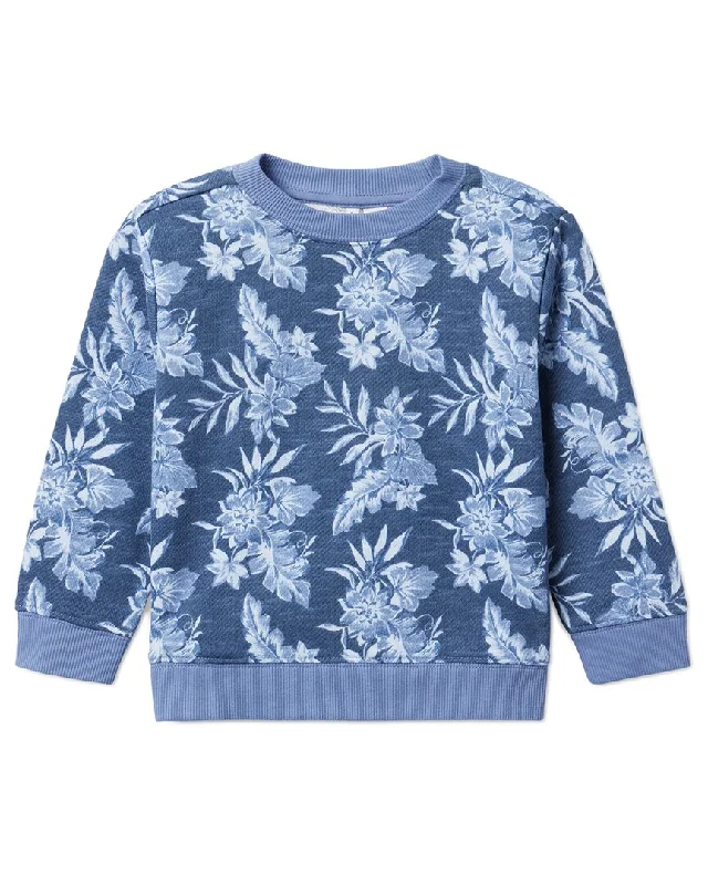 Janie and Jack Tropical French Terry Sweatshirt