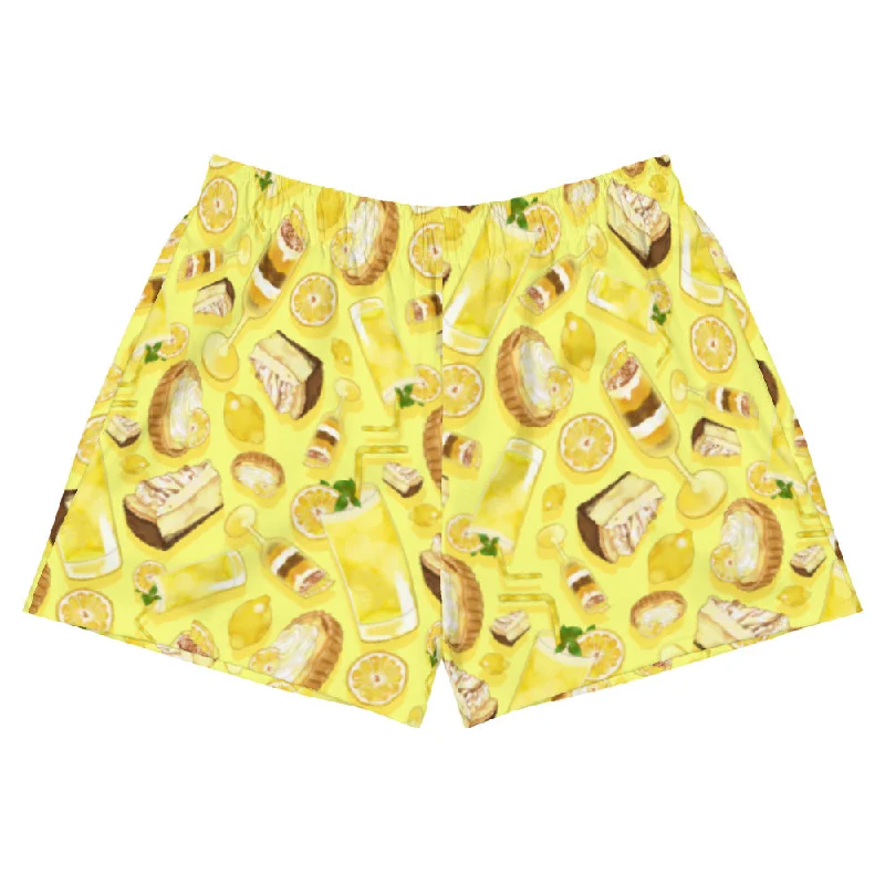 Lemon Athletic Short Shorts