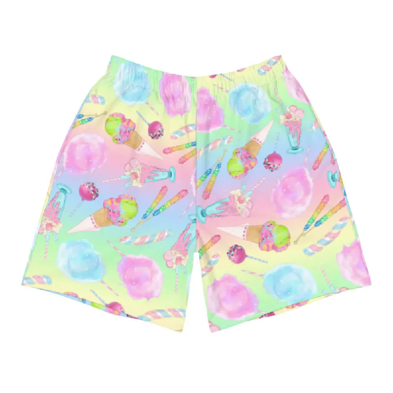 Men's Rainbow Candy Athletic Shorts