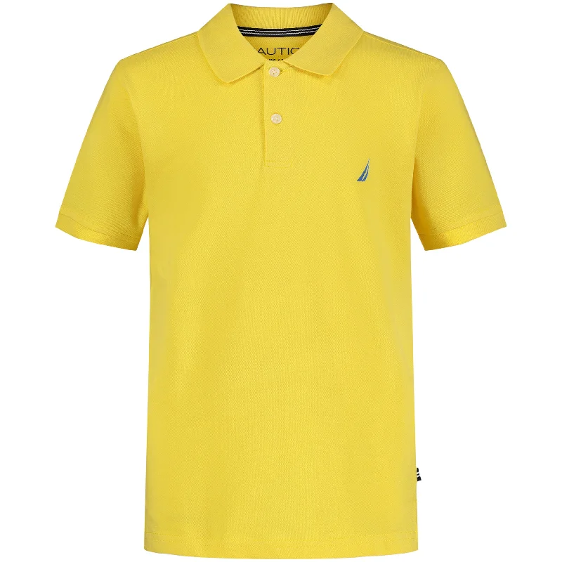 Nautica Boys' Solid Polo (8-20)