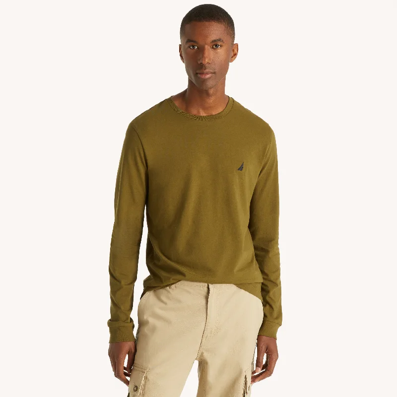 Nautica Crewneck Long-Sleeve T-Shirt