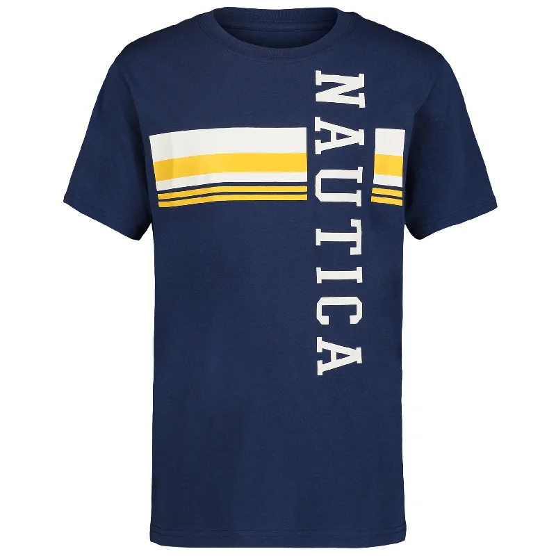 Nautica Little Boys' Varsity Stripe T-Shirt (2T-7)