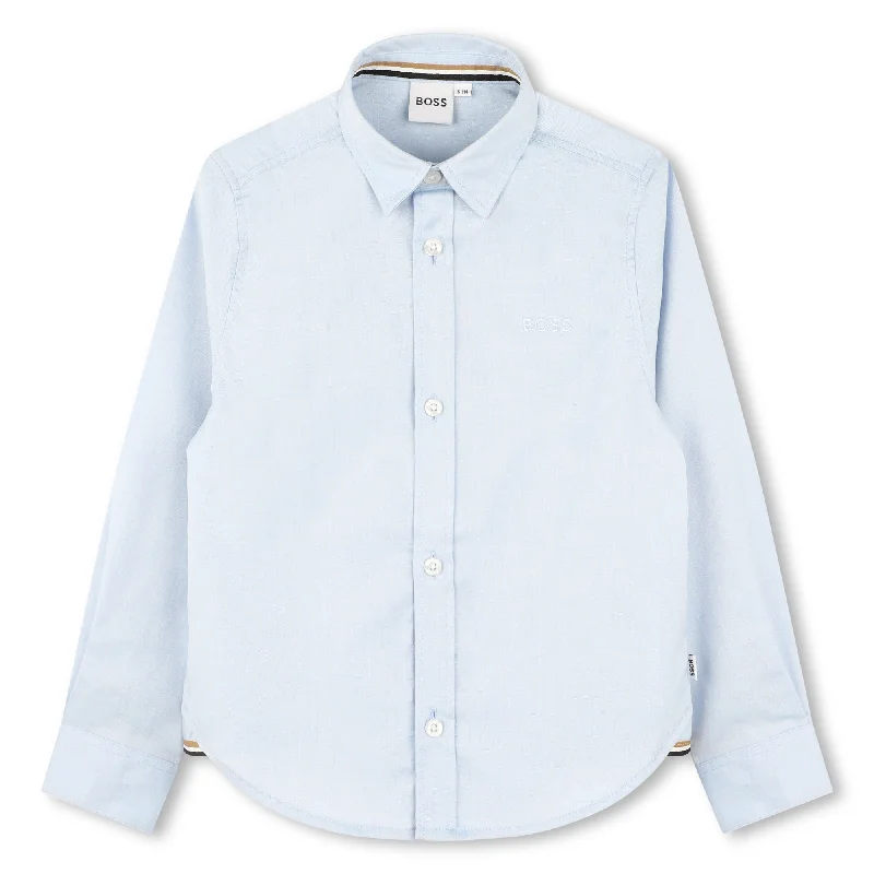 Pale Blue Long Sleeves Shirt