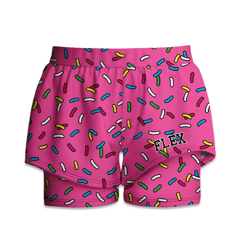 Printed Liner Shorts -  Cartoon Sprinkles