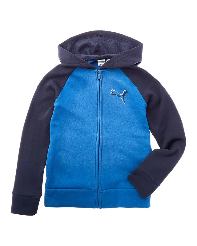 PUMA Amplified Pack Fleece Zip-Up Hoodie