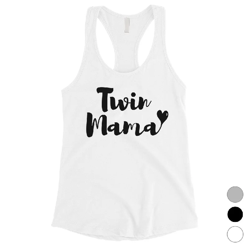 Twin Mama Womens Sleeveless Shirt