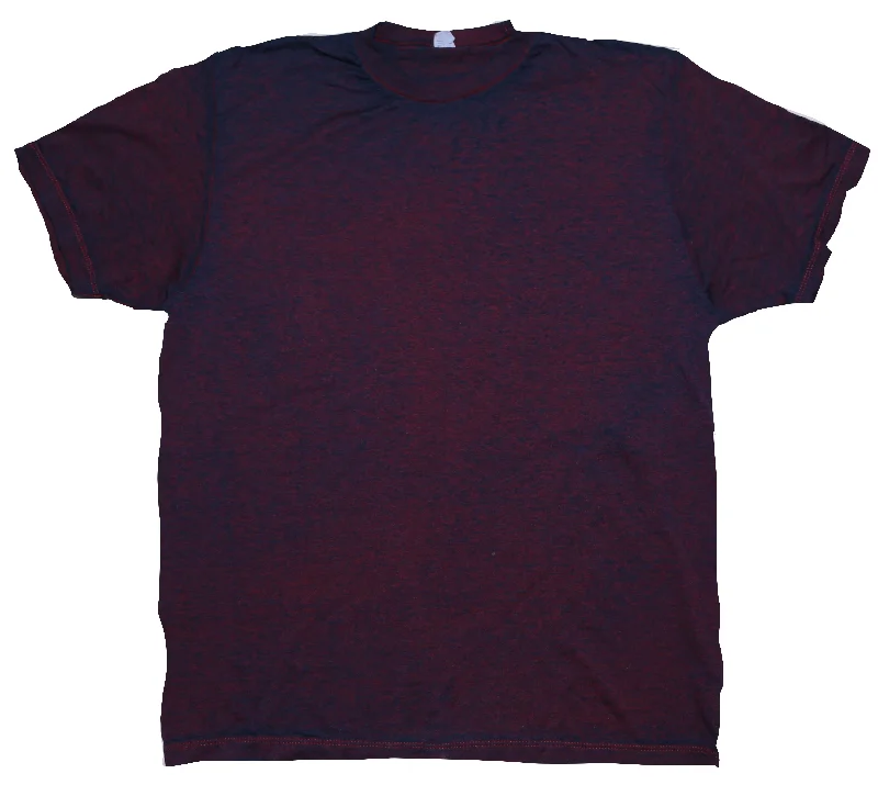 Acid Wash Tie Dye Shirt Colorful Burgundy T-Shirt