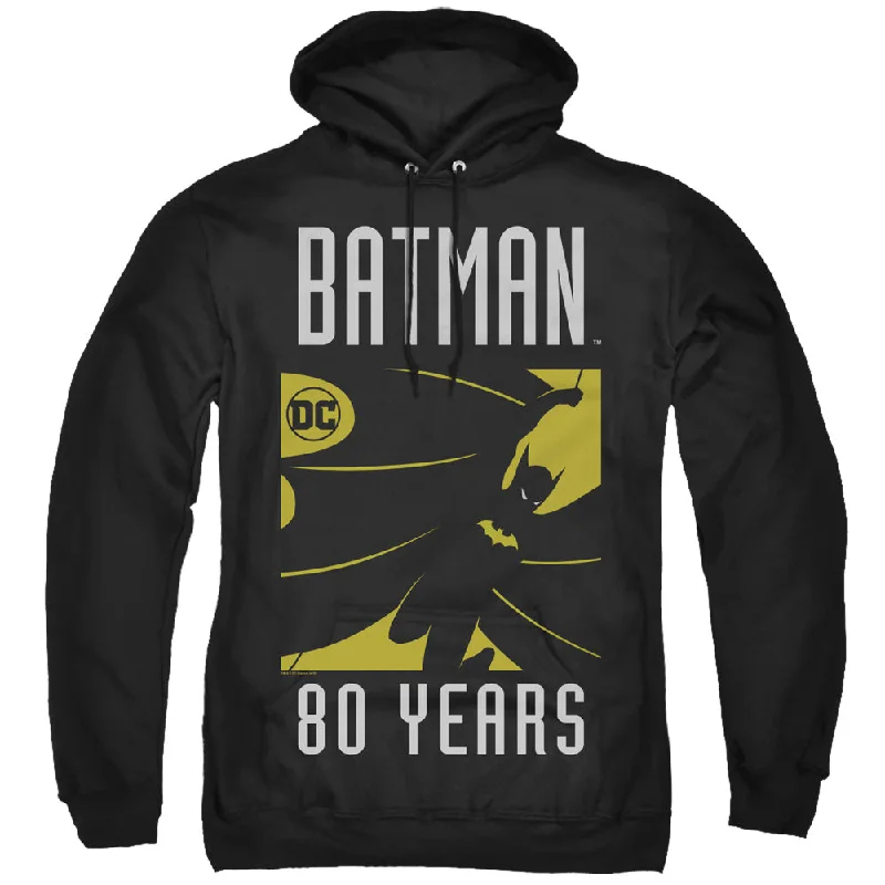 Batman Hoodie 80 Years Silhouette Black Hoody