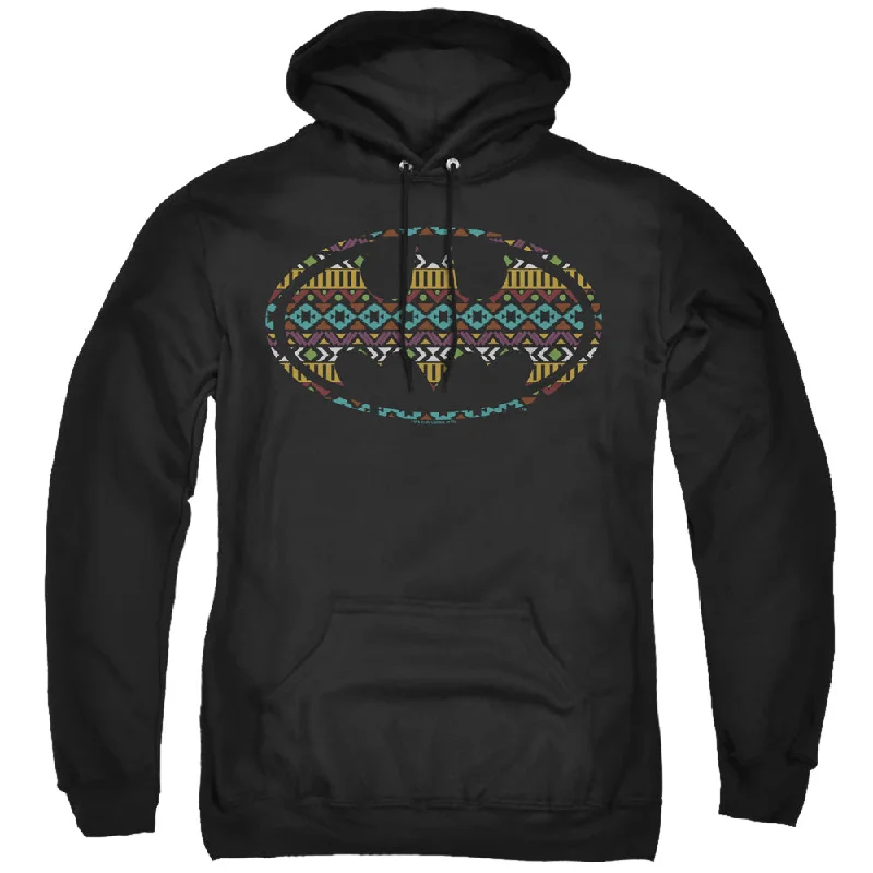 Batman Hoodie Aztec Art Logo Black Hoody