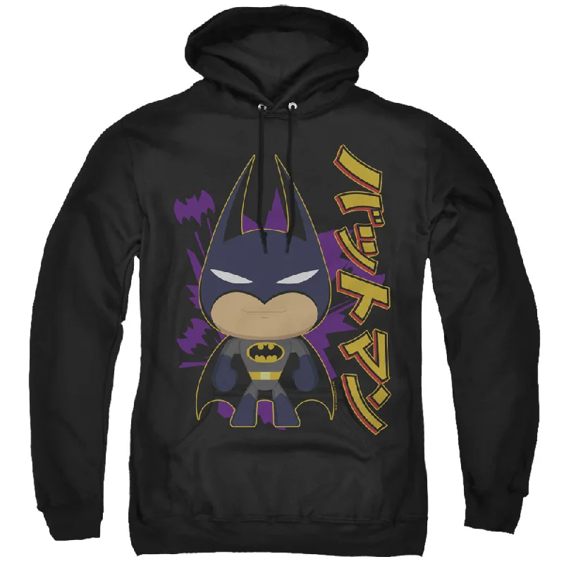 Batman Hoodie Cartoon Kanji Black Hoody