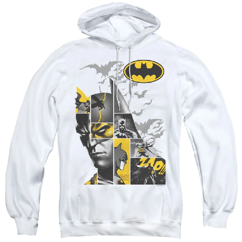 Batman Hoodie Collage White Hoody