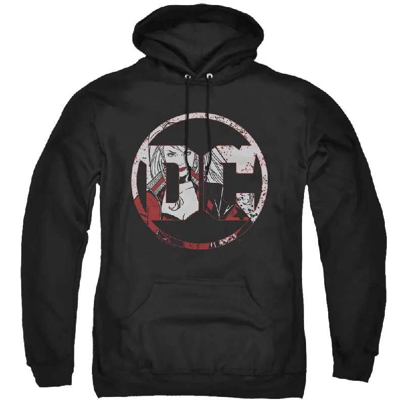 Batman Hoodie DC Logo Harley Quinn Black Hoody