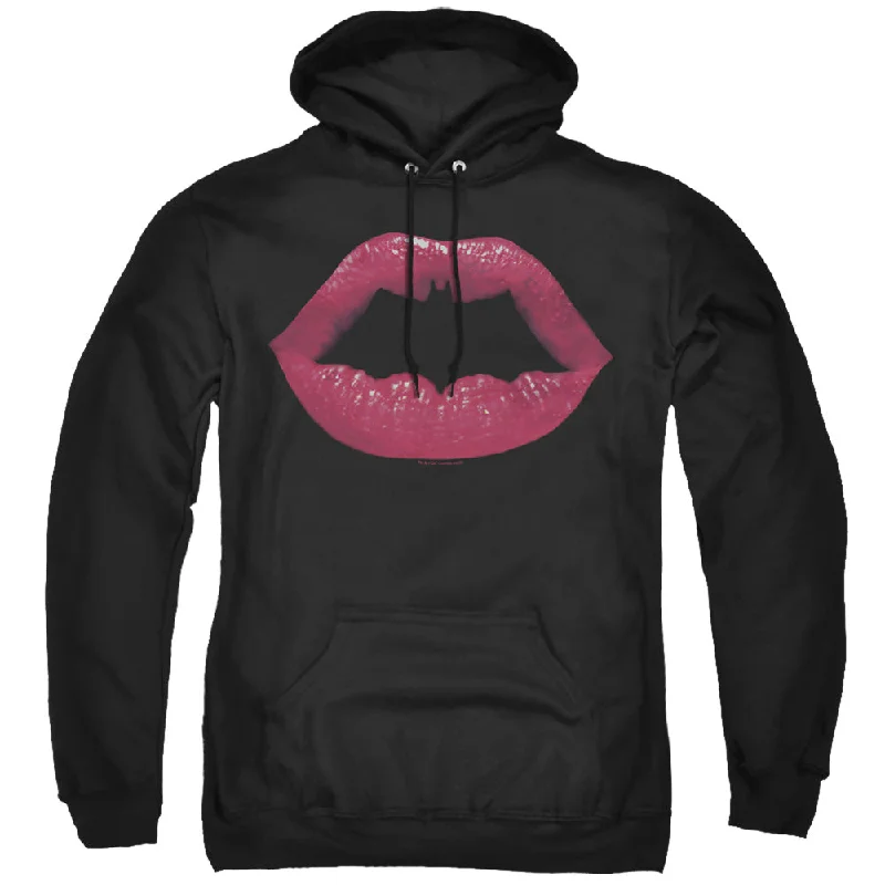 Batman Hoodie Kiss Logo Black Hoody