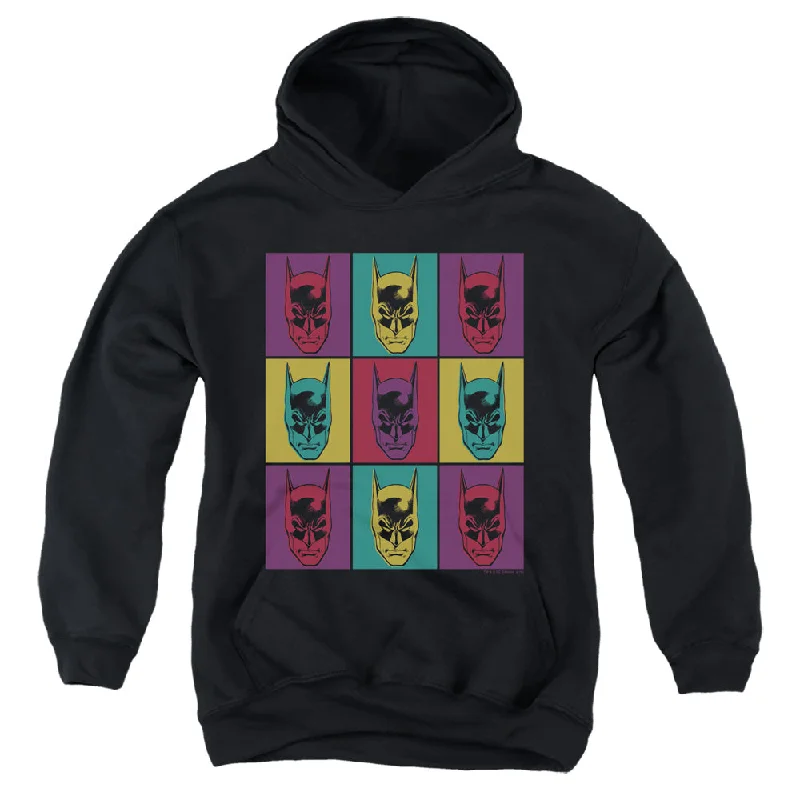 Batman Kids Hoodie Warhol Art Black Hoody