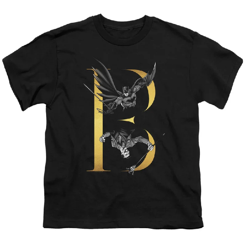 Batman Kids T-Shirt Batman Joker Feud Black Tee