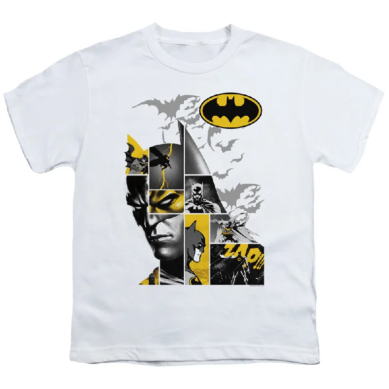 Batman Kids T-Shirt Collage White Tee