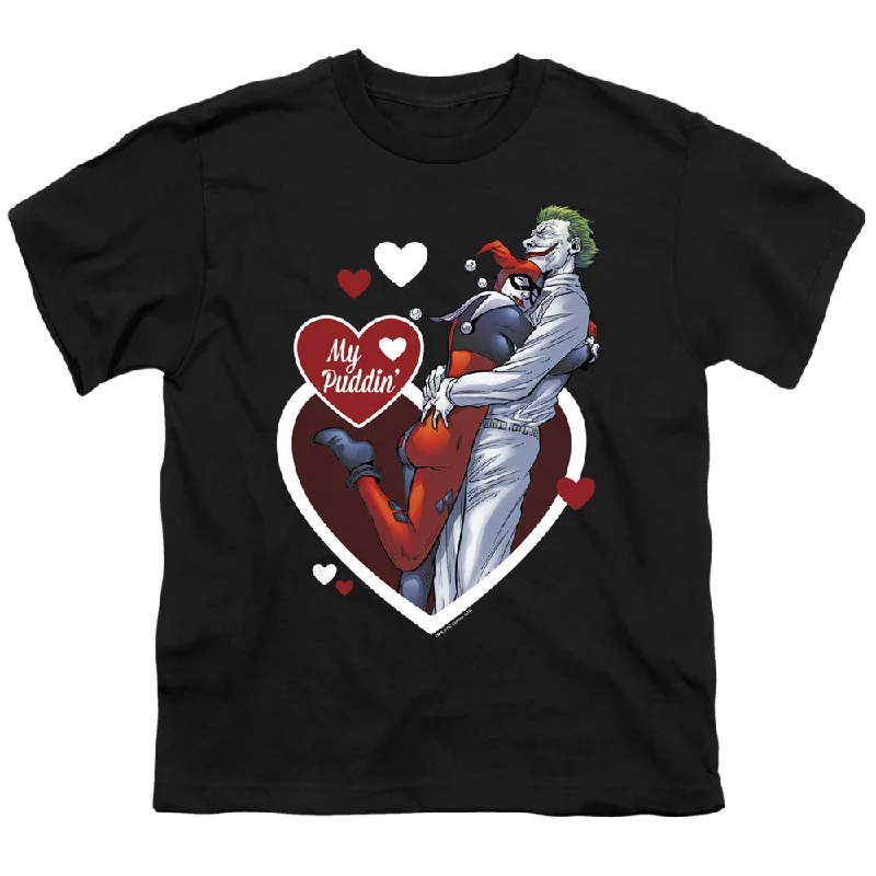 Batman Kids T-Shirt My Puddin Black Tee