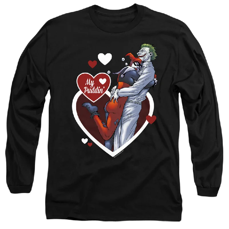 Batman Long Sleeve T-Shirt My Puddin Black Tee