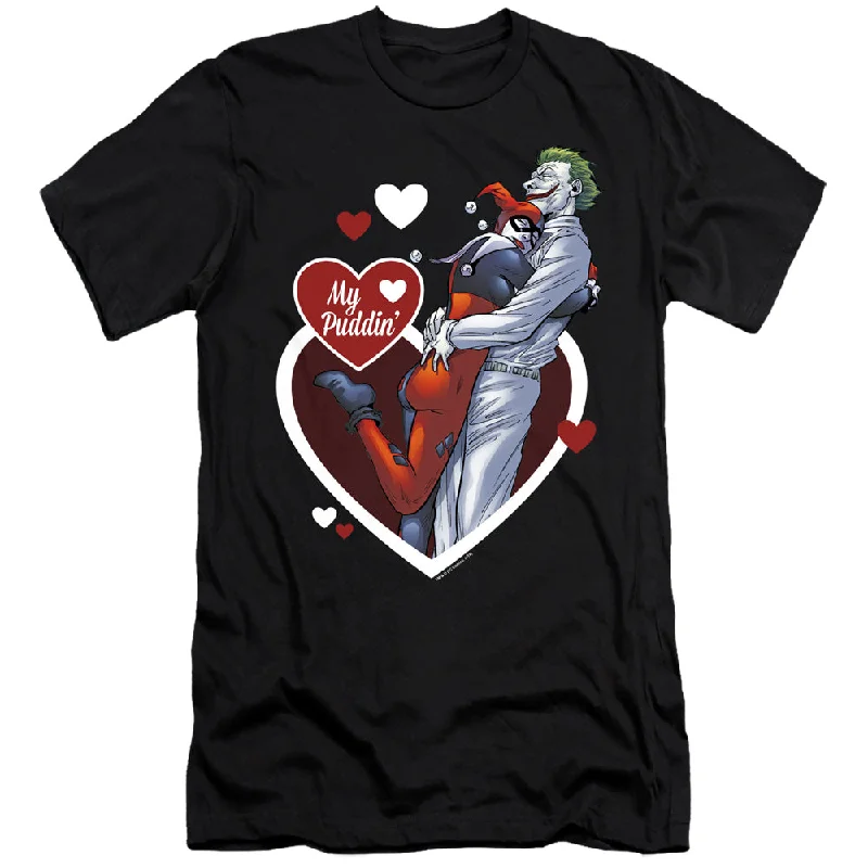 Batman Premium Canvas T-Shirt My Puddin Black Tee