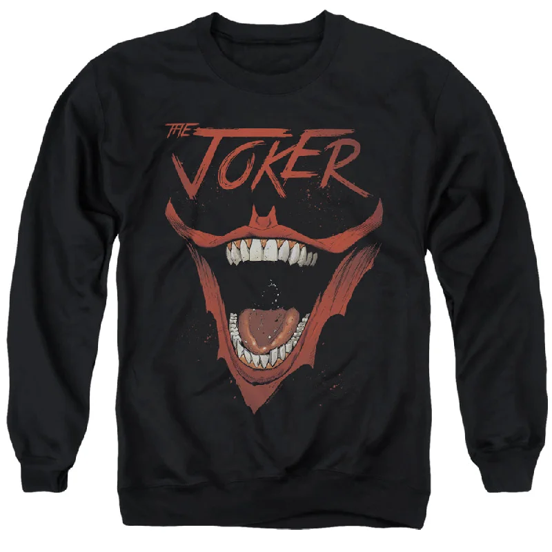 Batman Sweatshirt Joker Laugh Black Pullover