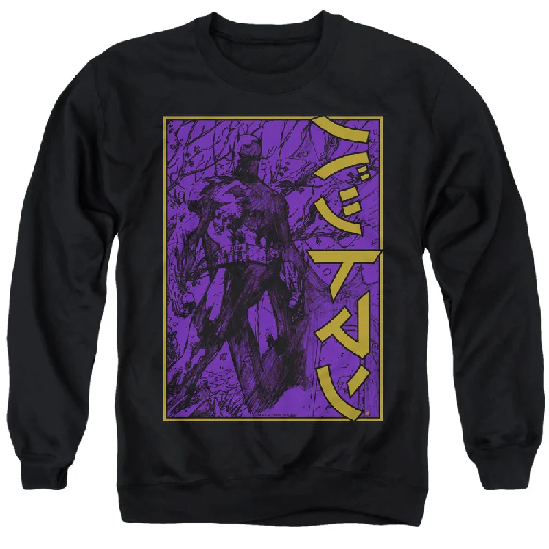 Batman Sweatshirt Kanji Framed Black Pullover