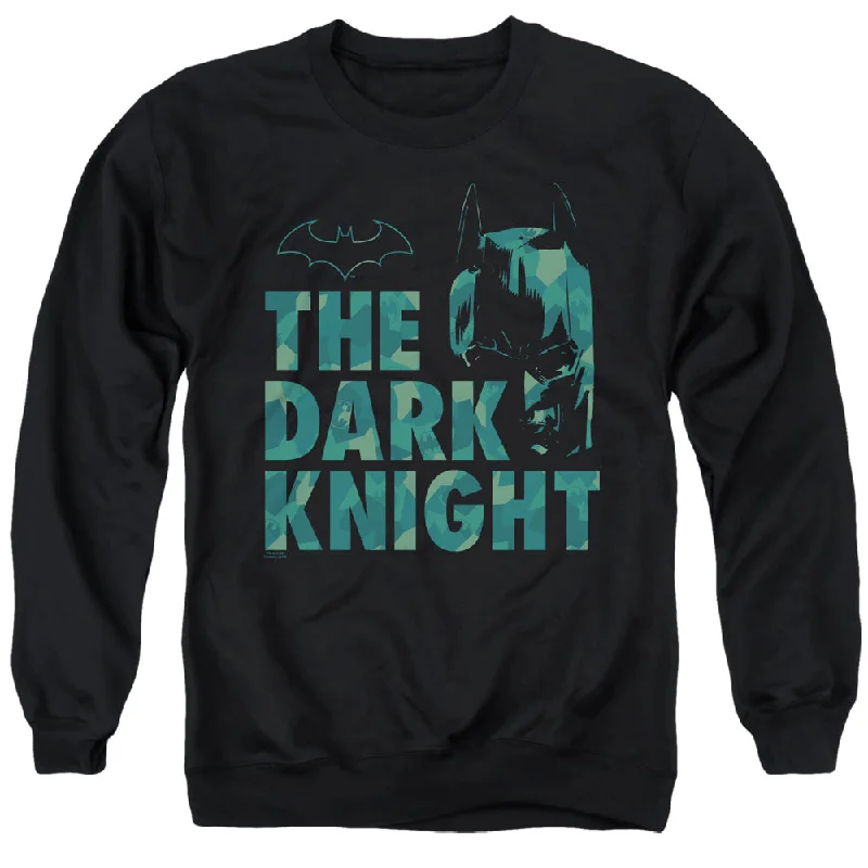 Batman Sweatshirt The Dark Knight Pattern Black Pullover