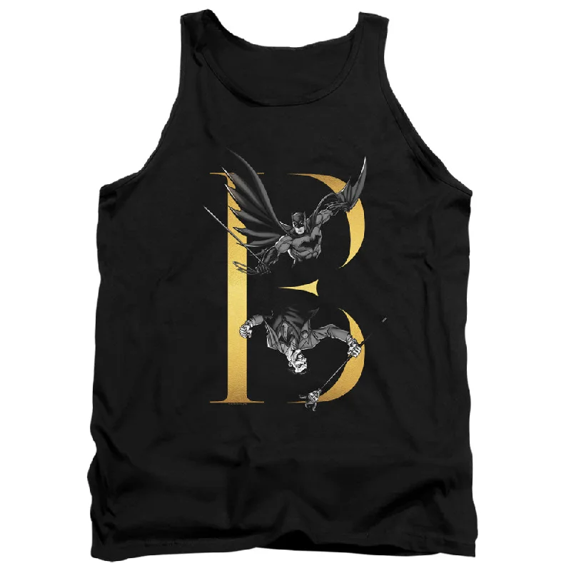 Batman Tanktop Batman Joker Feud Black Tank