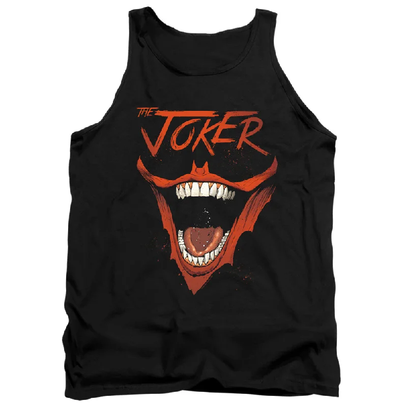 Batman Tanktop Joker Laugh Black Tank