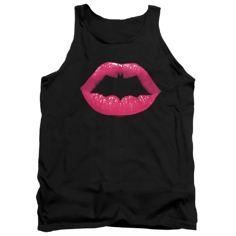 Batman Tanktop Kiss Logo Black Tank