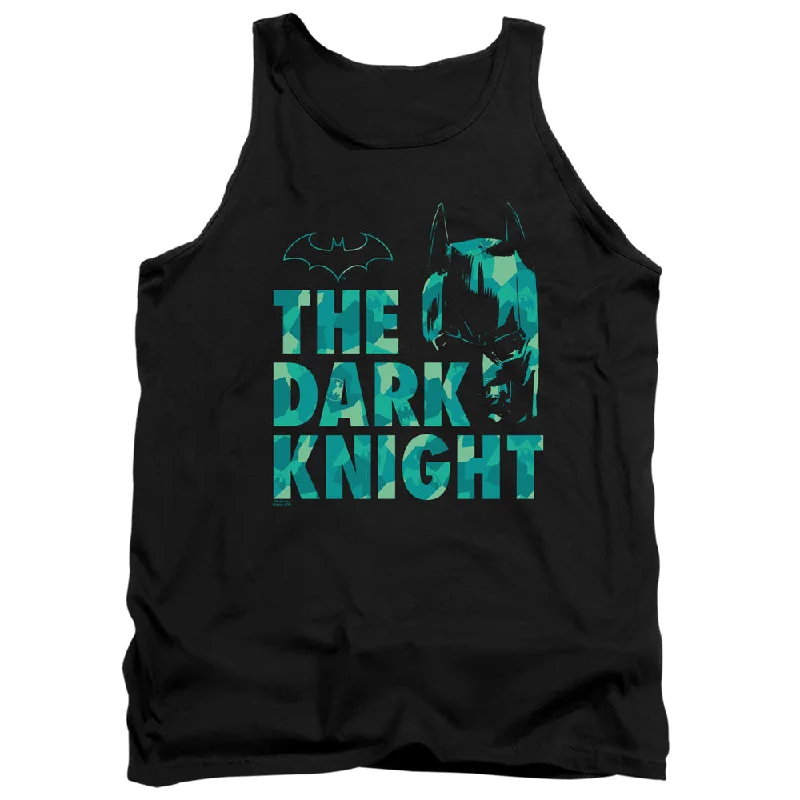 Batman Tanktop The Dark Knight Pattern Black Tank