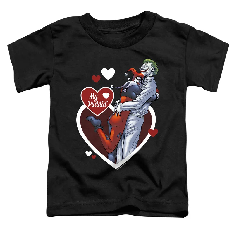 Batman Toddler T-Shirt My Puddin Black Tee