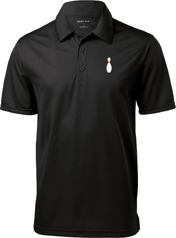 Bowling Textured Polo Single Pin Pocket Print