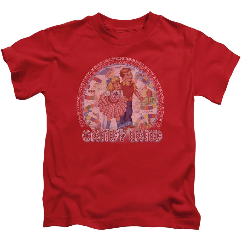 Candy Land Boys T-Shirt Board Game Red Tee