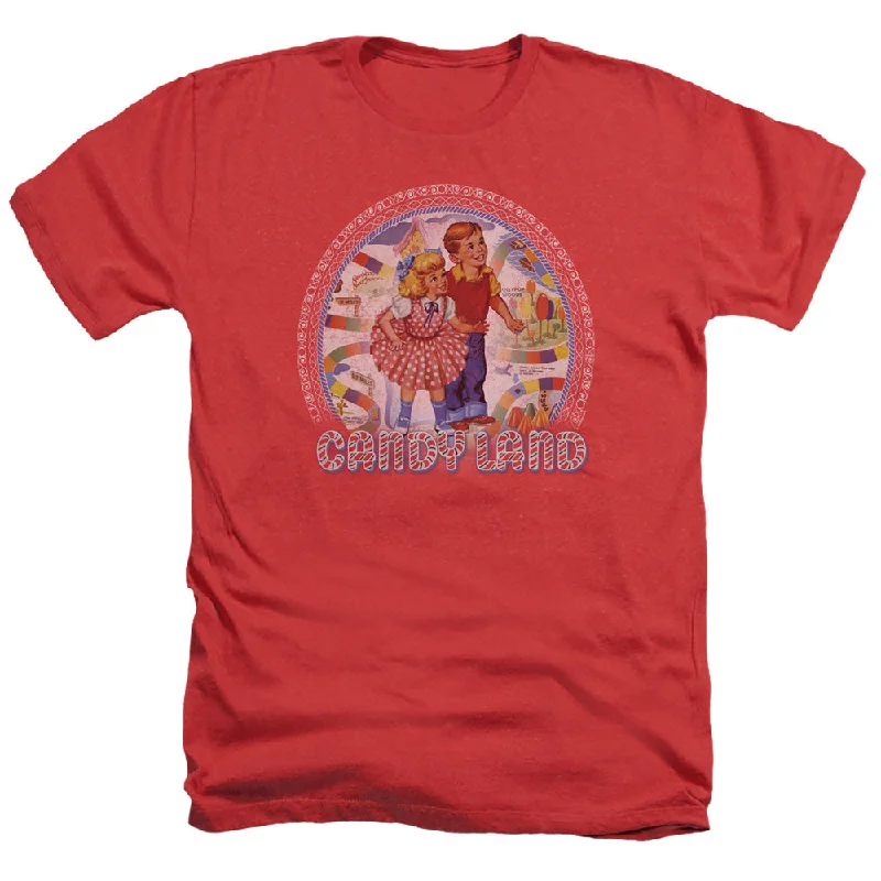 Candy Land Heather T-Shirt Board Game Red Tee