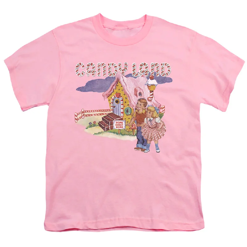 Candy Land Kids T-Shirt Cotton Candy Land Pink Tee