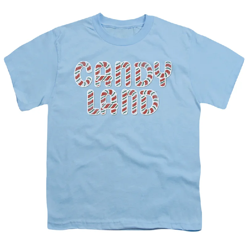 Candy Land Kids T-Shirt Logo Light Blue Tee