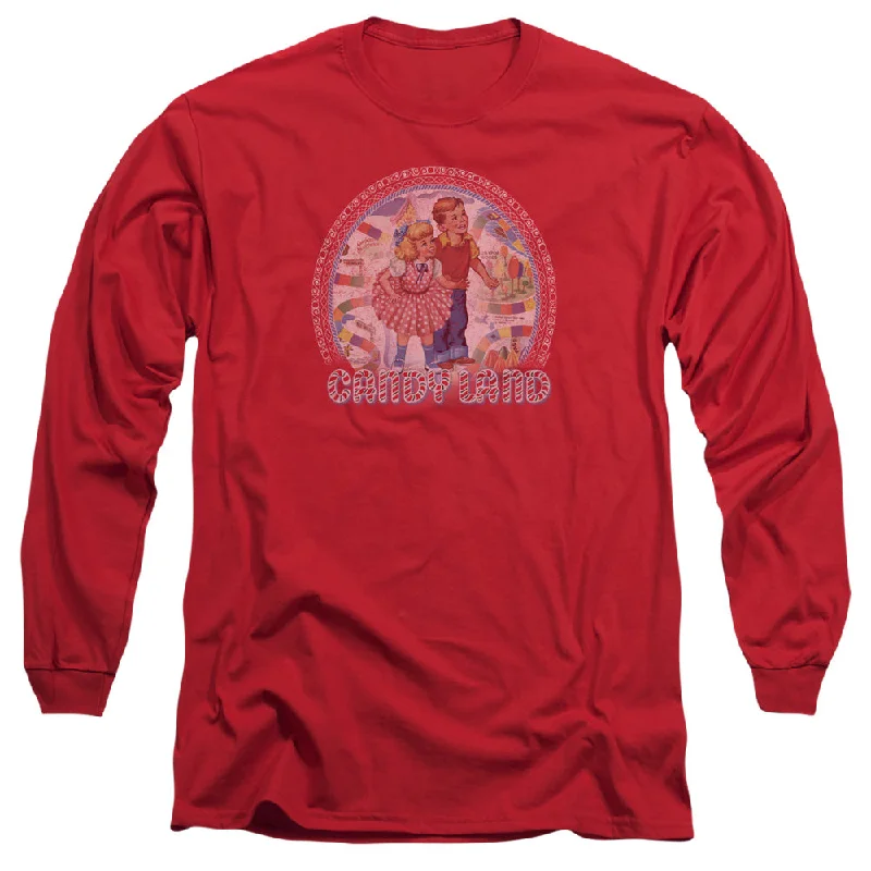 Candy Land Long Sleeve T-Shirt Board Game Red Tee