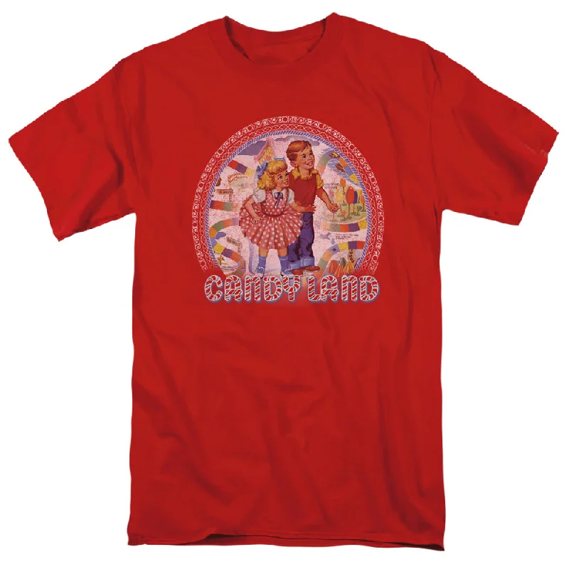 Candy Land T-Shirt Board Game Red Tee