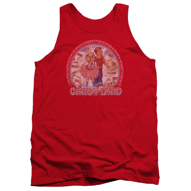 Candy Land Tanktop Board Game Red Tank